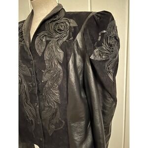 Vintage 80’s Shanna Leather Steampunk -Punk Rock Jacket